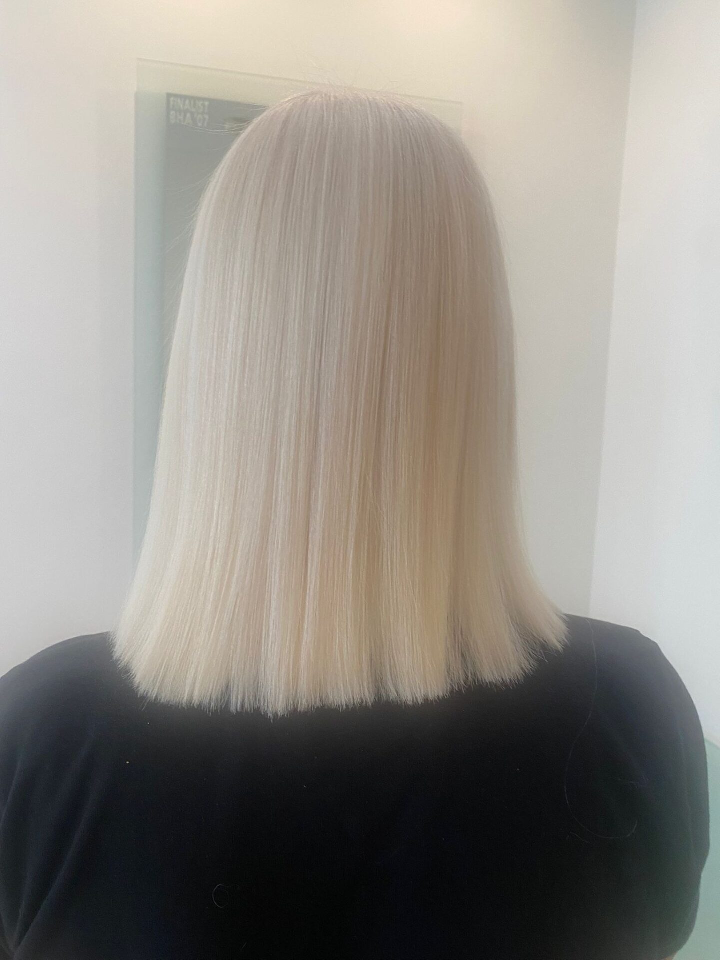 AFTER blonde hair keratin smoothing treatment essex